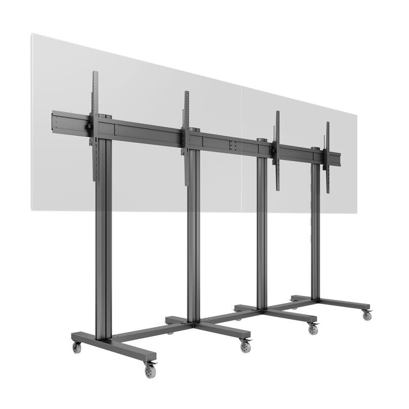 Multibrackets M Public Display Stand 210 Dual Screen 70"-110" Black