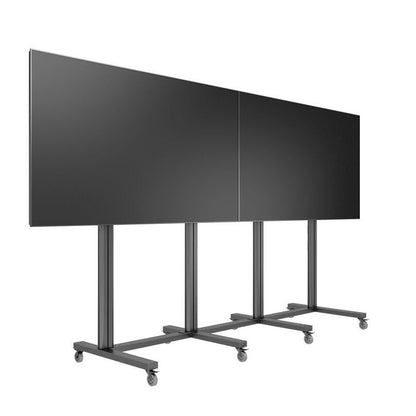 Multibrackets M Public Display Stand 210 Dual Screen 70"-110" Black