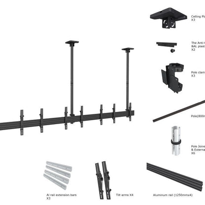 Multibrackets M Ceiling Mount Pro MBC4X1U