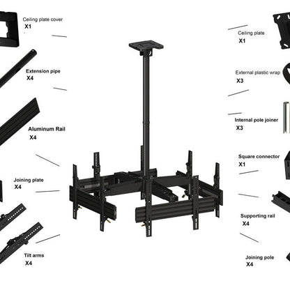 Multibrackets M Ceiling Mount Pro MBC4U