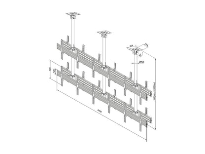 Multibrackets M Ceiling Mount Pro MBC3X2U2