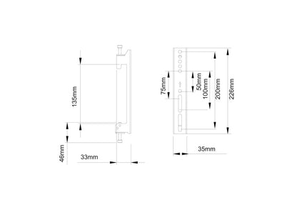 Multibrackets M Pro Series - Fixed Arms 200mm