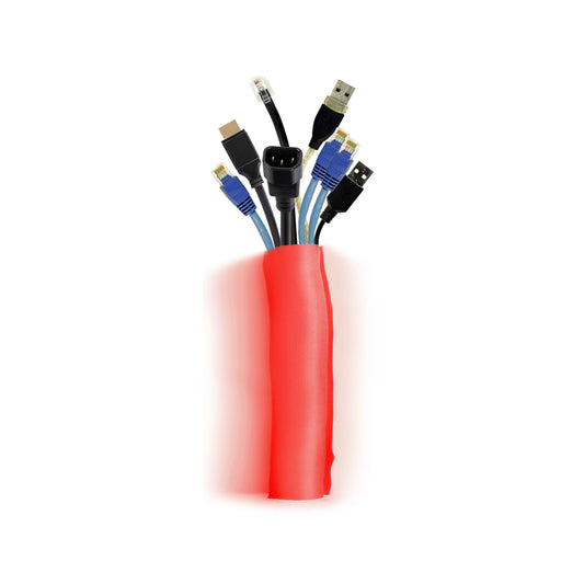 Multibrackets M Universal Cable Sock Self Wrapping 40mm Red 25m