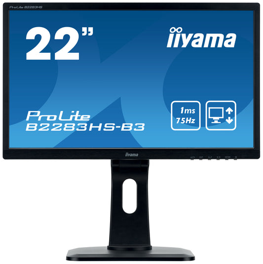 iiyama ProLite B2283HS-B3 22" LED Full HD Display Black