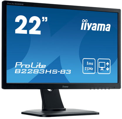 iiyama ProLite B2283HS-B3 22" LED Full HD Display Black