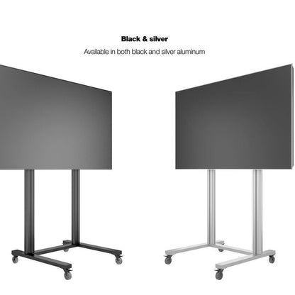 Multibrackets M Public Display Stand 210 Dual Pillar Wheelbase Black