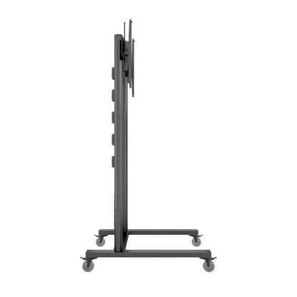 Multibrackets M Public Display Stand 210 Dual Pillar Wheelbase Black