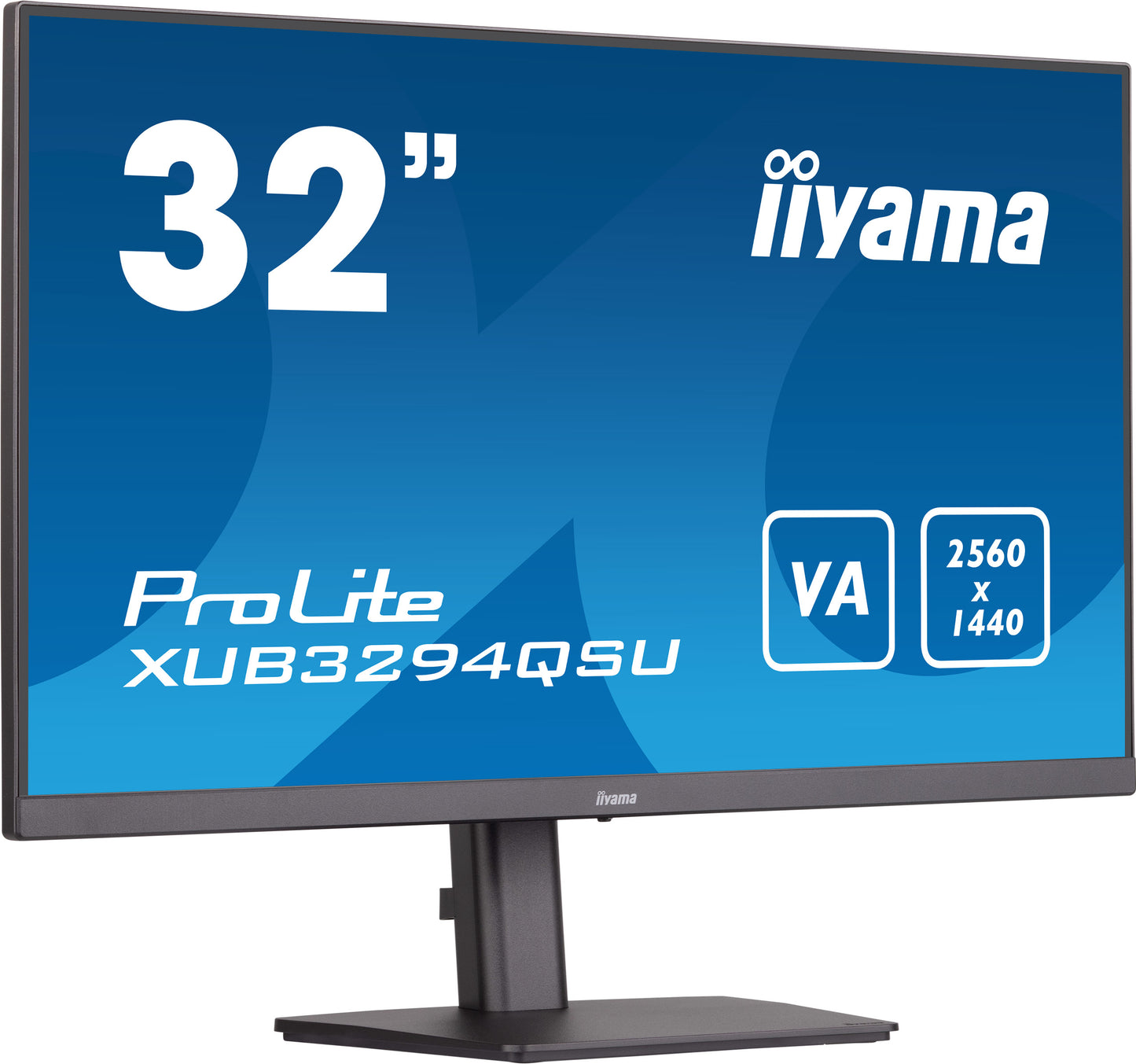 iiyama ProLite XUB3294QSU-B1 computer monitor 80 cm (31.5") 2560 x 1440 pixels Wide Quad HD LCD Black