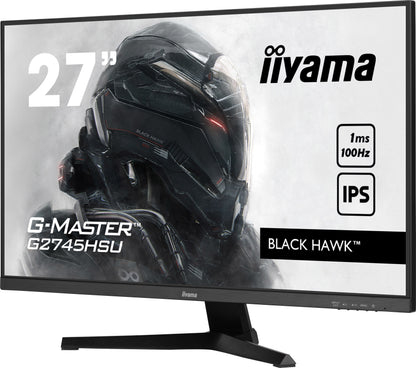 iiyama G-MASTER G2745HSU-B1 Black Hawk with IPS Panel Technology and 1ms MPRT