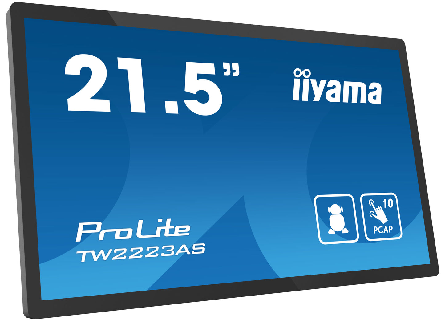 iiyama Prolite TW2223AS-B1 21.5" PCAP 10p Edge-to-Edge Touchscreen PC with Android OS