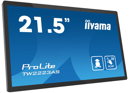 iiyama Prolite TW2223AS-B1 21.5" PCAP 10p Edge-to-Edge Touchscreen PC with Android OS