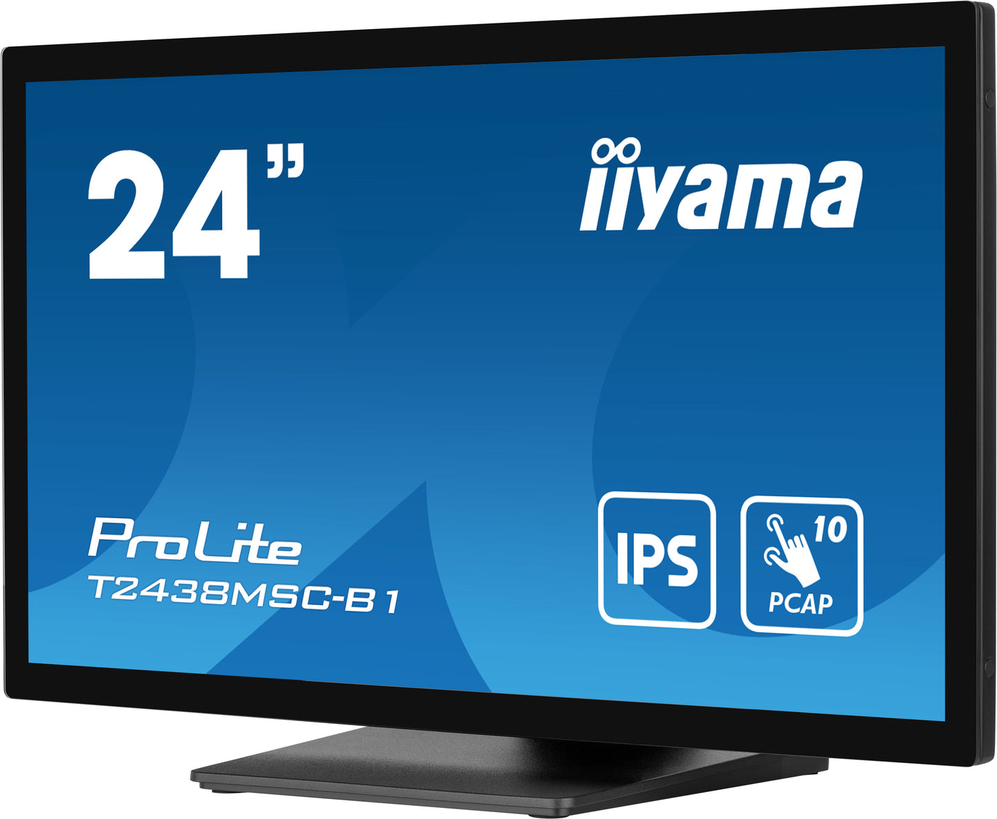 iiyama ProLite computer monitor 60.5 cm (23.8") 1920 x 1080 pixels Full HD LED Touchscreen Black