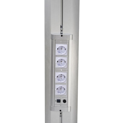 Multibrackets M Public Display Stand 210 Dual Pillar Wheelbase Silver