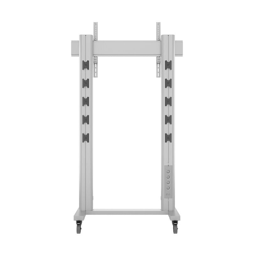 Multibrackets M Public Display Stand 210 Dual Pillar Wheelbase Silver