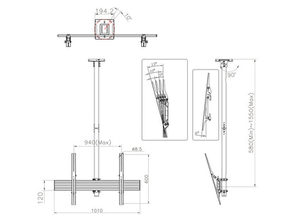 Multibrackets M Ceiling Mount Pro MBC1UHD