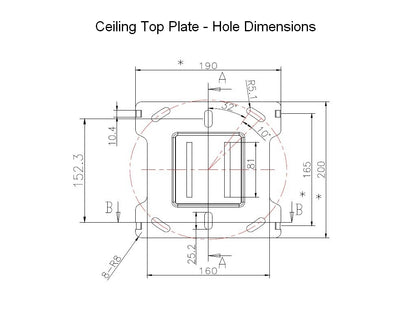 Multibrackets M Ceiling Mount Pro MBC1USD