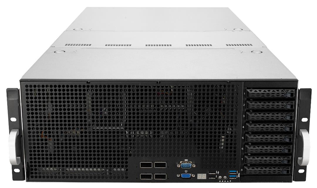 ASUS ESC8000 G4 LGA 3647 (Socket P) Rack (4U) Black, Stainless steel