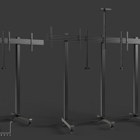 Multibrackets M Pro Series - Collaboration Floorstand Side by Side 65"