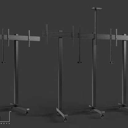 Multibrackets M Pro Series - Collaboration Floorstand Side by Side 65"
