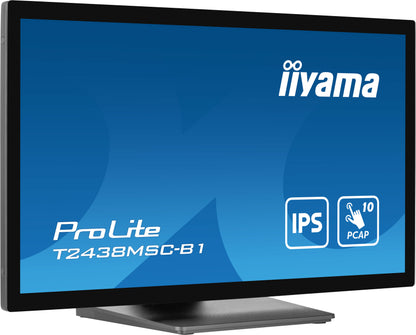 iiyama ProLite computer monitor 60.5 cm (23.8") 1920 x 1080 pixels Full HD LED Touchscreen Black