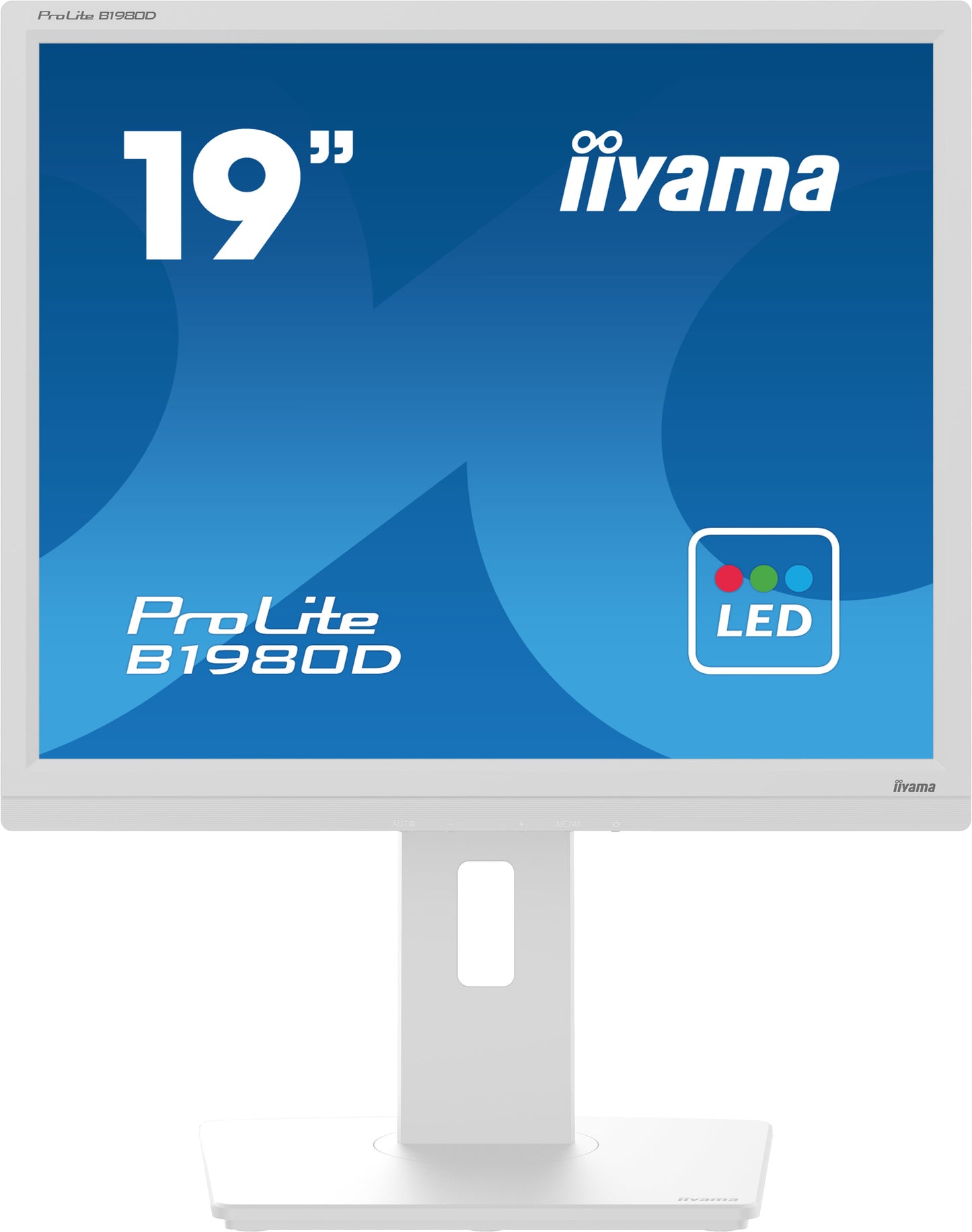 iiyama ProLite B1980D-W5 computer monitor 48.3 cm (19") 1280 x 1024 pixels SXGA LCD White