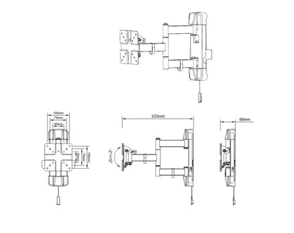 Multibrackets M VESA Full Motion Outdoor 50/75/100