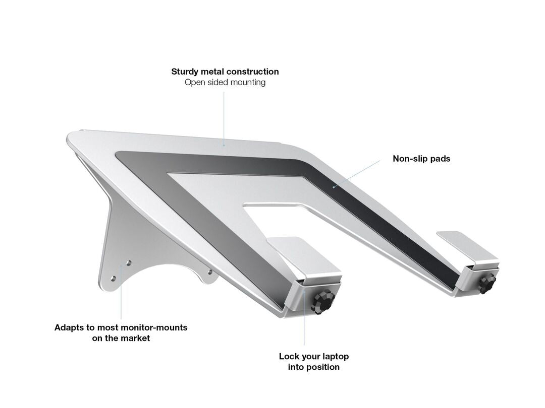 Multibrackets M Laptop Holder Gas Lift Arm Silver