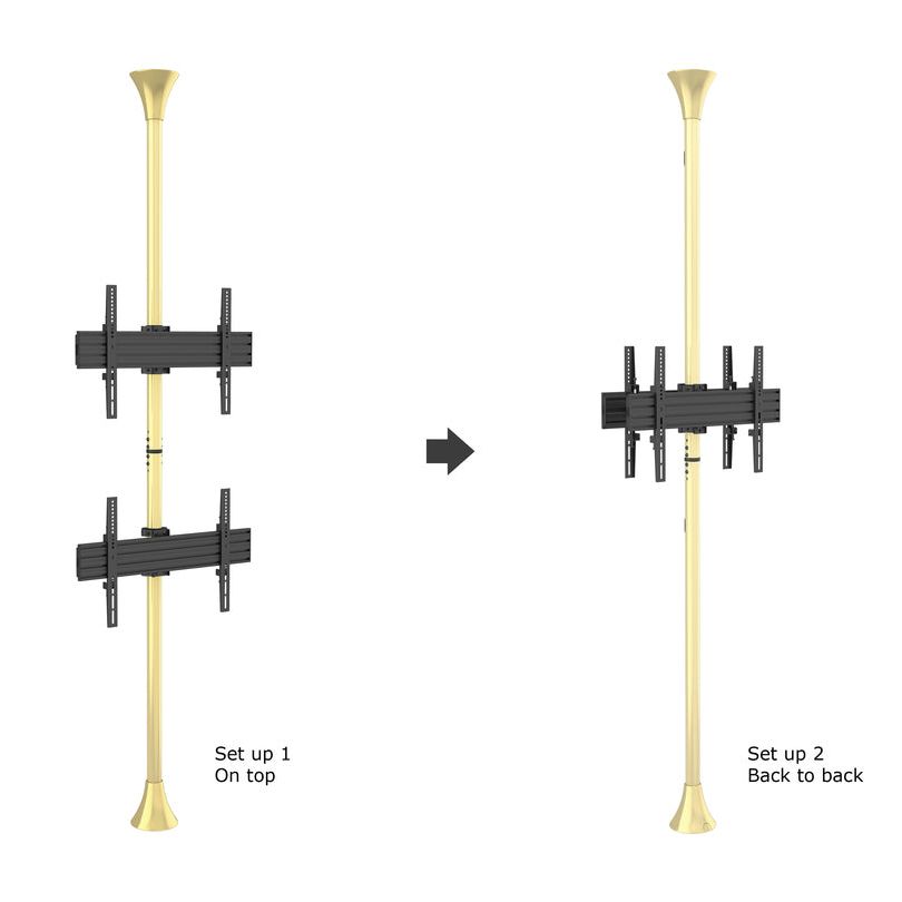 Multibrackets M Floor to Ceiling Mount Pro MBFC2U Brass