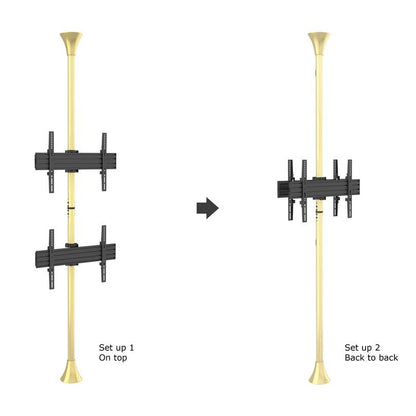 Multibrackets M Floor to Ceiling Mount Pro MBFC2U Brass