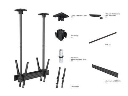 Multibrackets M Ceiling Mount Pro MBC1UX2SD