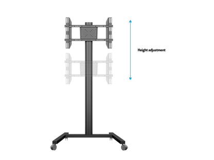 Multibrackets M Display Stand 180 Entry Level 180cm Trolley AV Cart Black