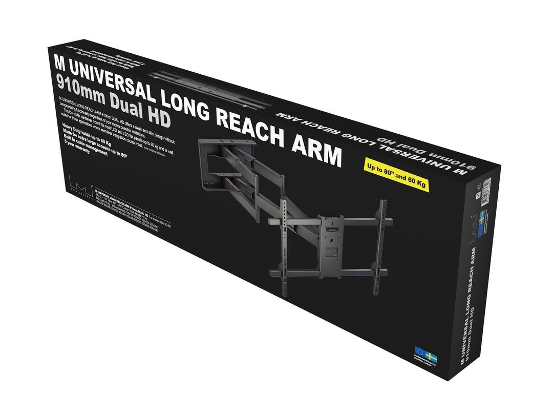 Multibrackets M Universal Long Reach Arm 910mm HD, Dual