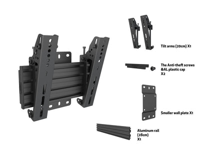 Multibrackets M Wallmount Pro MBW1U Tilt 200 Black