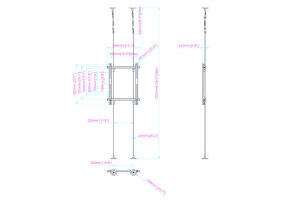 Multibrackets M Pro Series - Wire 3000