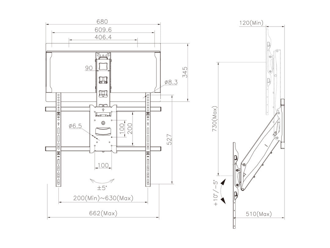 Multibrackets M Pull Down Full Motion Flexarm