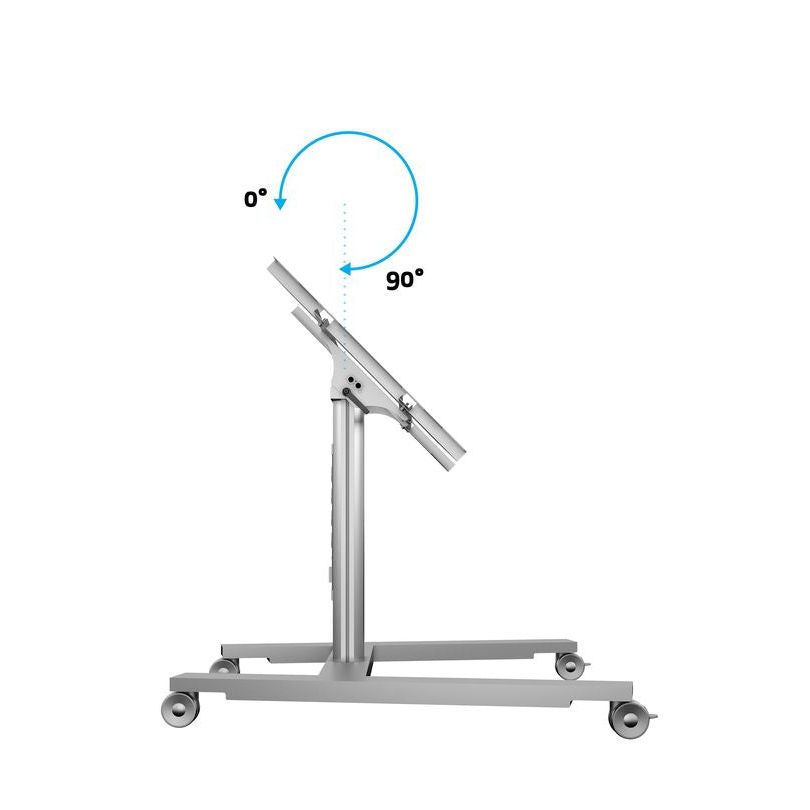 Multibrackets M Public Display Stand 80 HD Wheelbase Single Silver