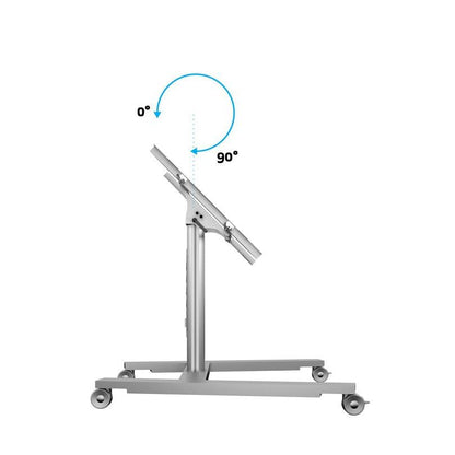 Multibrackets M Public Display Stand 80 HD Wheelbase Single Silver