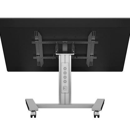 Multibrackets M Public Display Stand 80 HD Wheelbase Single Silver