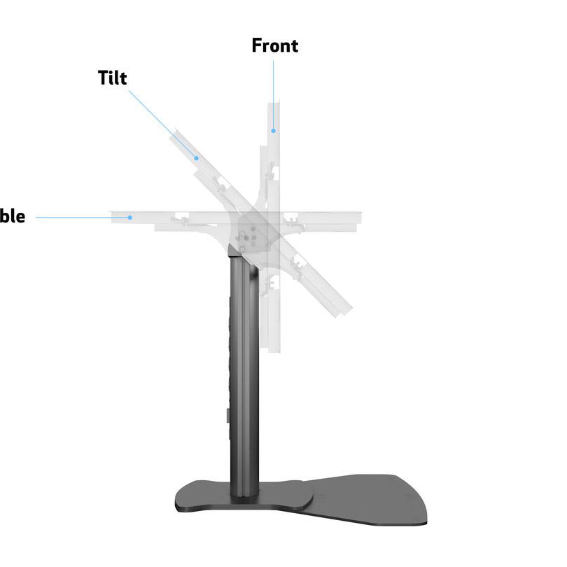 Multibrackets M Public Display Stand 80 HD Floorbase Single Black