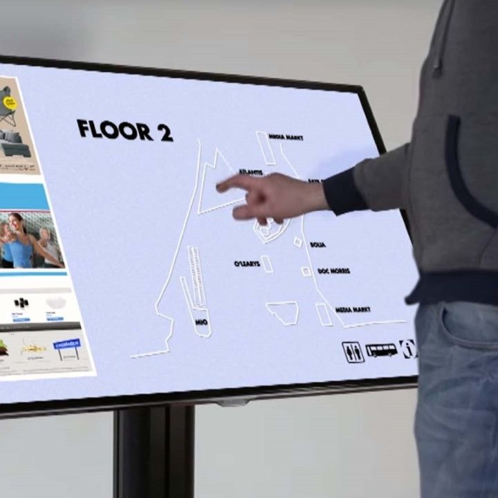 Multibrackets M Public Display Stand 80 HD Floorbase Single Black