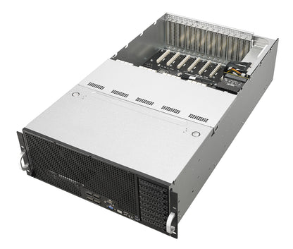 ASUS ESC8000 G4/10G Intel® C621 LGA 3647 (Socket P) Rack (4U) Black, Silver