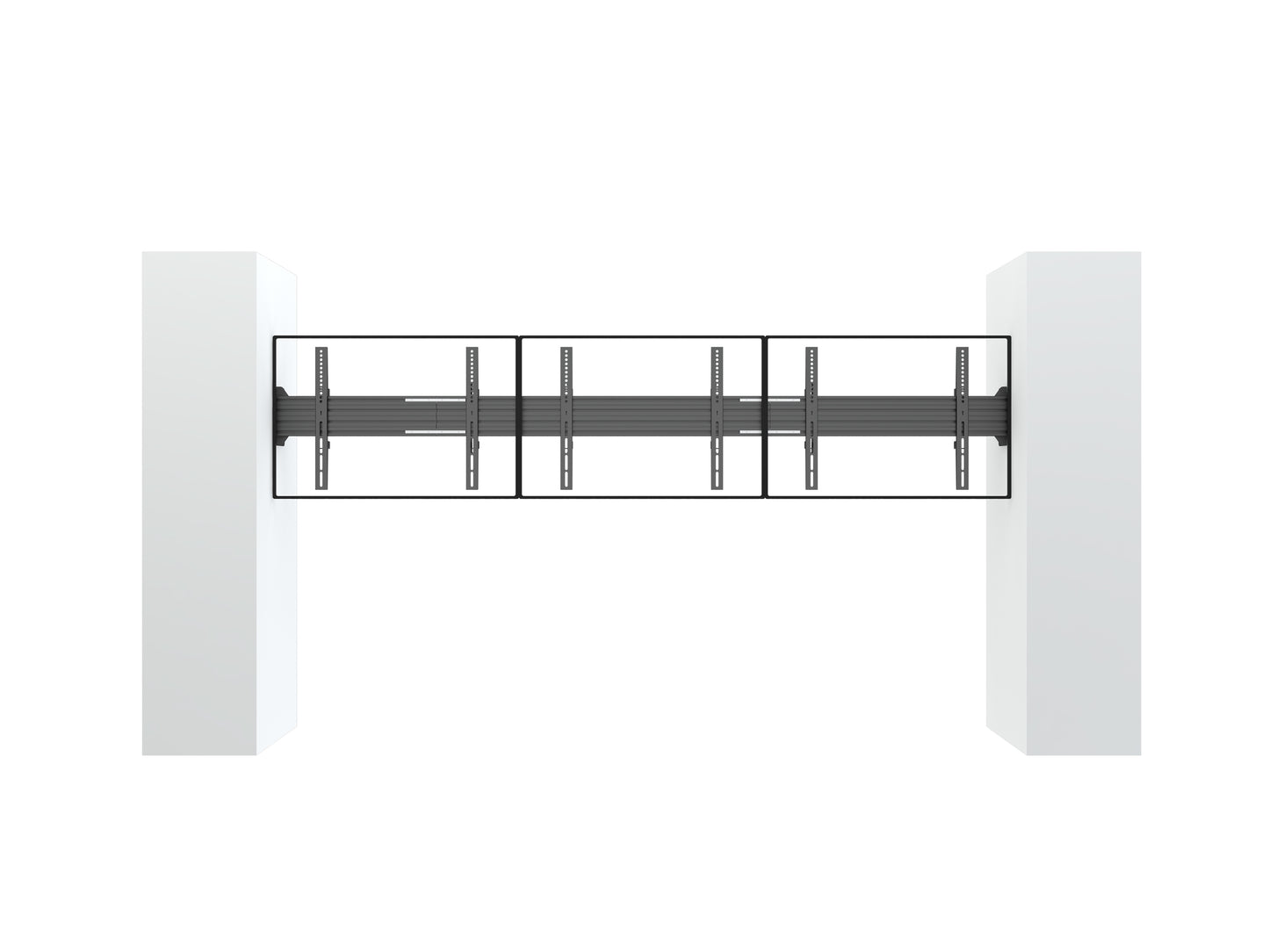 Multibrackets M Pro Series - Single display plate from wall