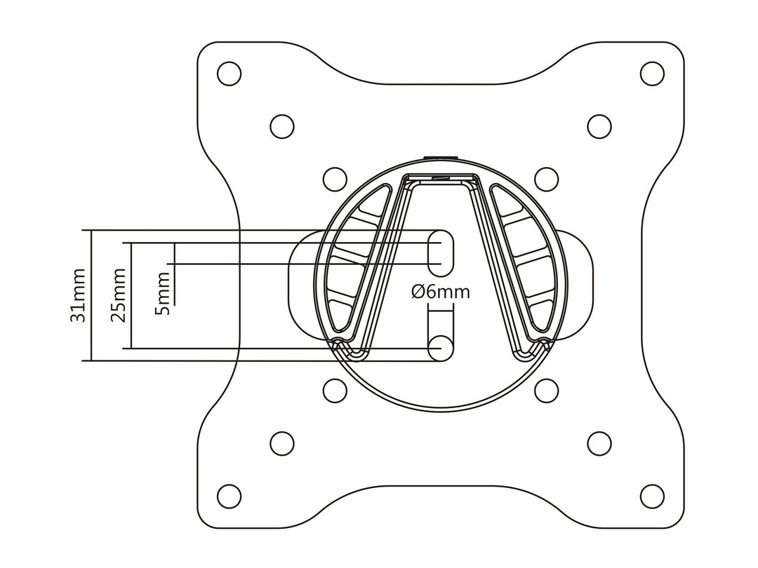 Multibrackets M VESA Full-Motion I 50 75 100