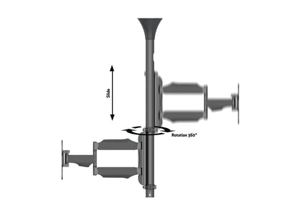 Multibrackets M Ceiling Mount Pro MBC1F, VESA 200