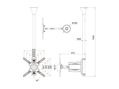 Multibrackets M Ceiling Mount Pro MBC1F