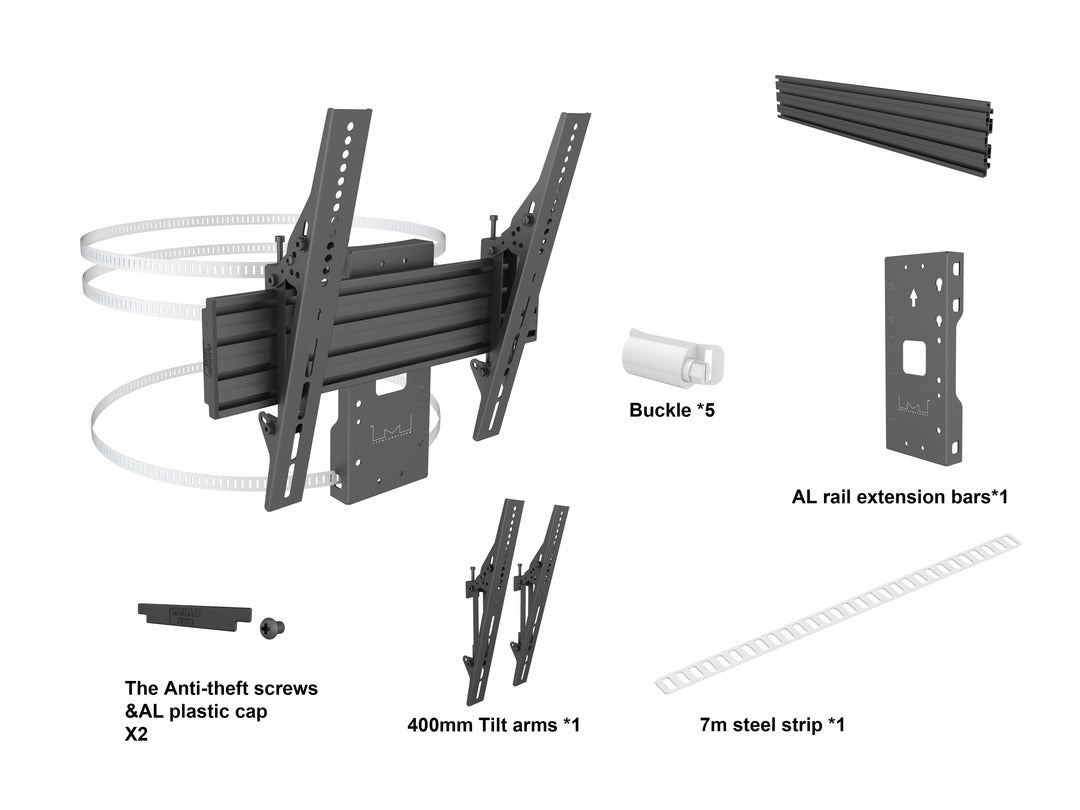 Multibrackets Pro Series - M Wallmount Column