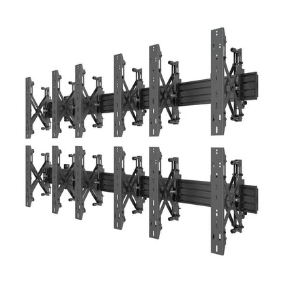 Multibrackets M Wallmount Pro MBW3x2UP Push In Pop Out Black