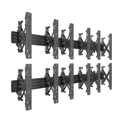 Multibrackets M Wallmount Pro MBW3x2UP Push In Pop Out Black