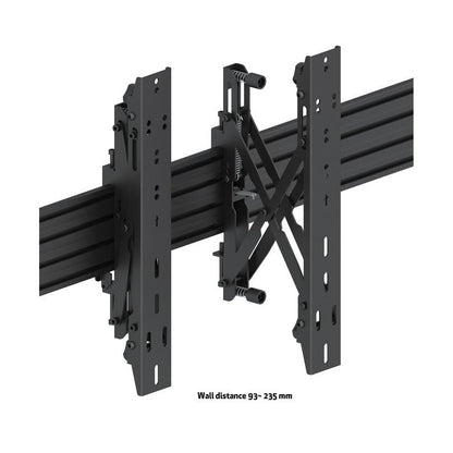 Multibrackets M Wallmount Pro MBW3x2UP Push In Pop Out Black
