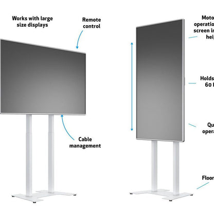 Multibrackets M Motorized Floorbase 60kg White